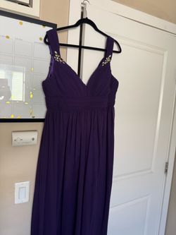 Purple Evening Dress