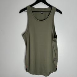 ASRV Aerosilver Tank Top Mens Small Olive Green DSG-0830