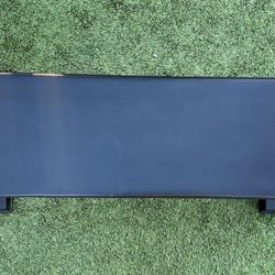 Amazon Basics Flat Weight Workout Exercise Bench, Black