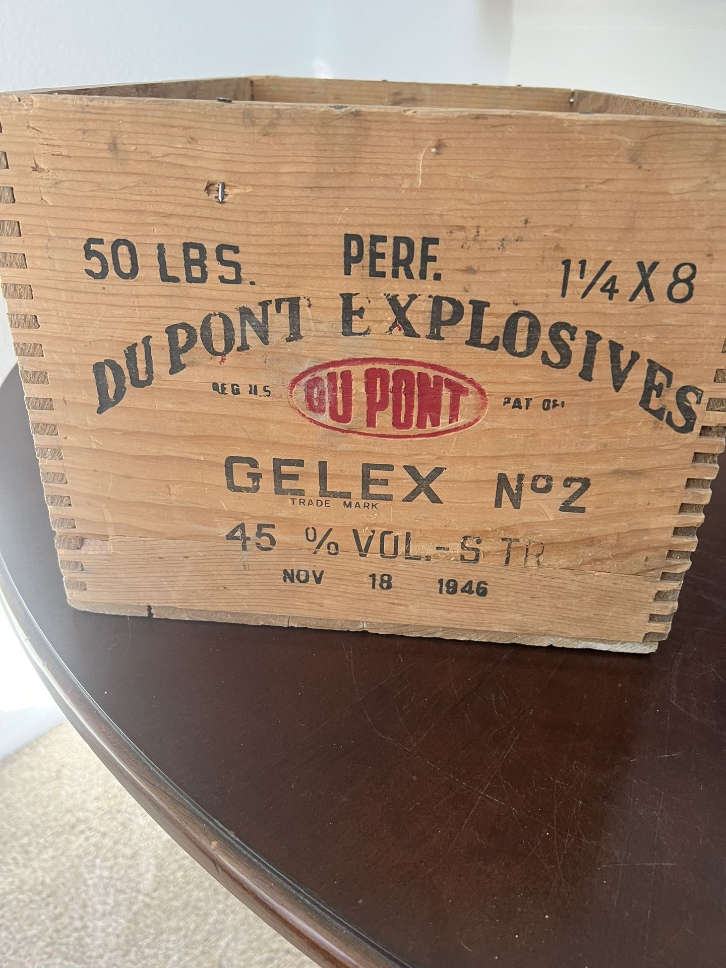 Colorado History-1946 HIGH EXPLOSIVE CRATE-Rare