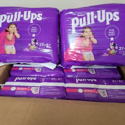 6 Packs of 2T/3T Huggies Pull-ups 