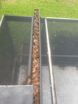 Gutter cleaner sealer