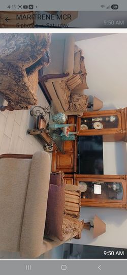 Living room couch set