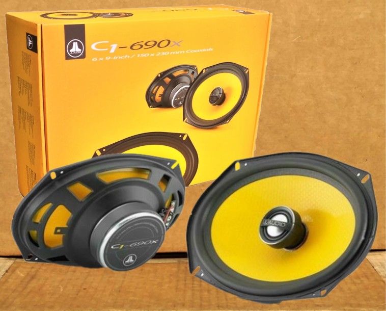 JL Audio Evolution C1 Car Speakers Set 6"x9" 2-Way Coaxial Speaker System 225 Watts C2-690X 🚨 Payment Options Available 🚨 No Credit Needed 🚨