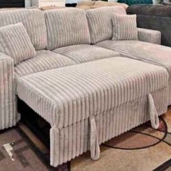 Brand New Corduroy Sleeper With Storage 