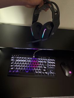 Gaming Headset, keyboard and mouse