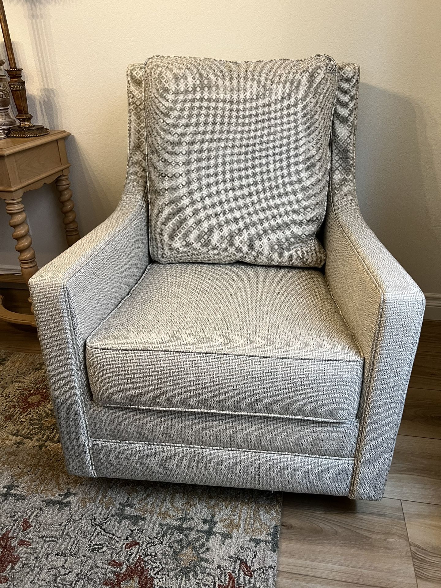 Rocking And Swivel Chair 29.5” W X 37” H