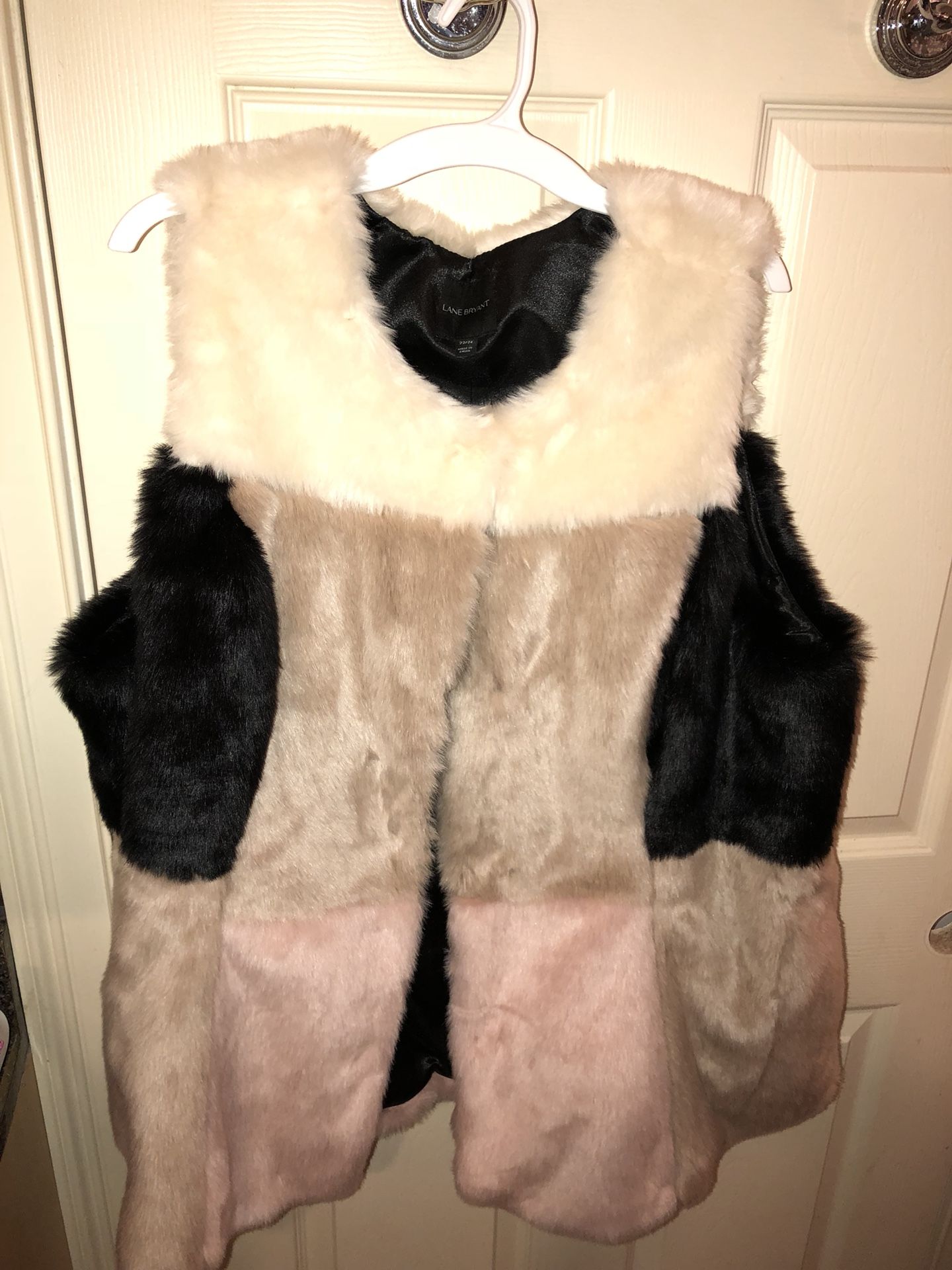 Brand new faux fur vest!!