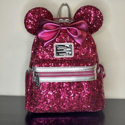 Imagination Pink Sequin Loungefly Backpack