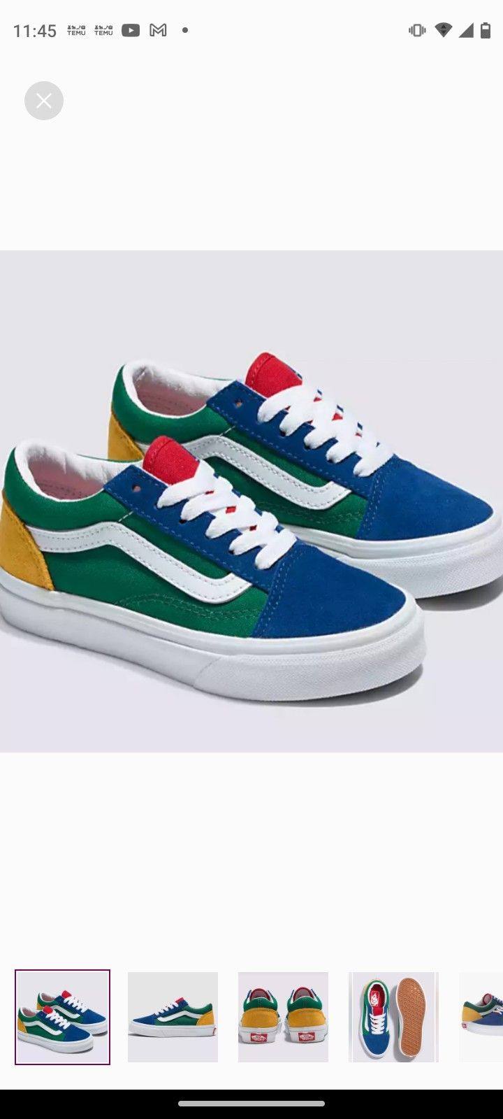 Van's Unisex Low Top Trainer Sneakers