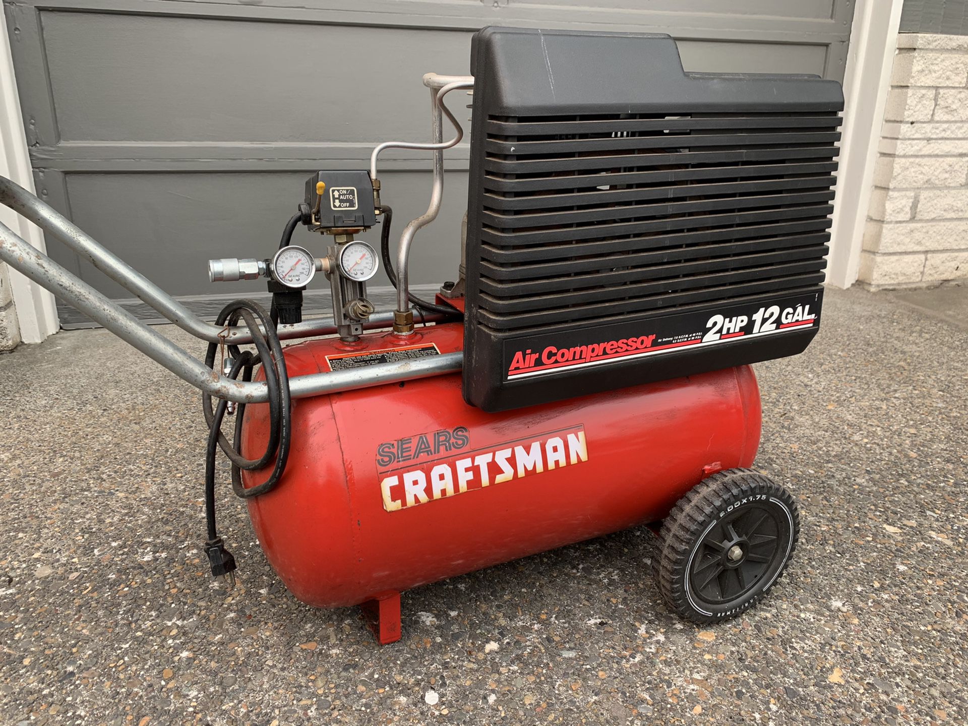 Sears Craftsman 2hp 12gal Air Compressor