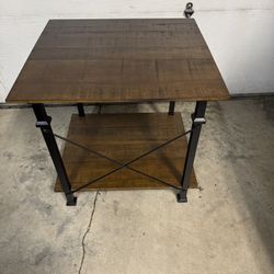 Zona Solid Wood End Table