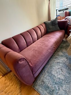 Two Beautiful Pink Velvet Couch for Sale! 💗