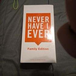 Never Have I Ever Family Edition Card Game 