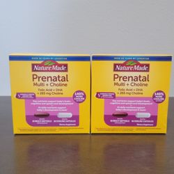 Nature Made Prenatal, New 2 Boxes
