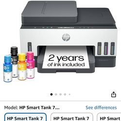 HP Smart Tank 7301 wireless all in one printer