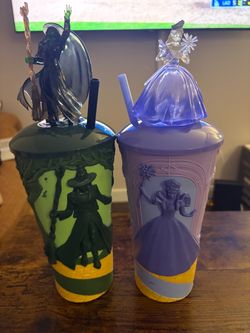 Wicked Movie Elphaba and Glinda Collectible Cups Set