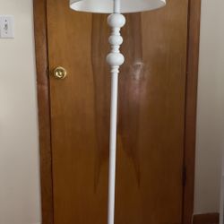 White vintage lamp