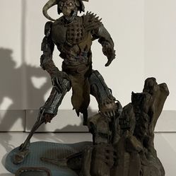 NECA Krampus Deluxe Figure Diorama Base Complete Horror Christmas Monster