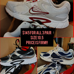 $145 FIRM, MEN'S NIKE V5 RNR SIZE 10.5