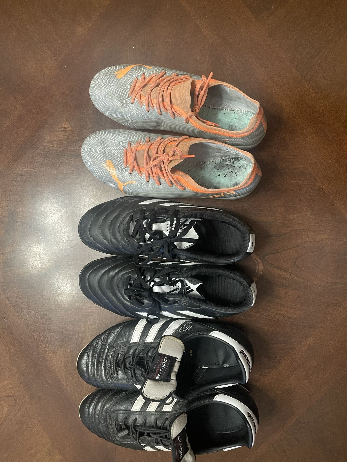Puma and Adidas Men’s Cleats