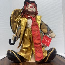 Vintage 1989 Ron Lee 14” Clown Doll