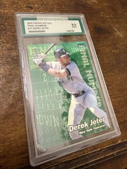 2000 Crown Royale Final Numbers #17 Derek Jeter - Advanced Grading 9.0 Mint - Mesa AZ Pickup