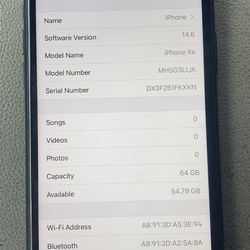 iPhone XR 64 GB Black