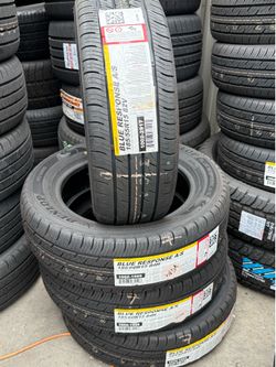 185/55R15 1855515 Dunlop set 4 tires installed