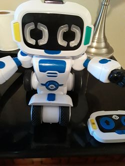 Talking robot with control