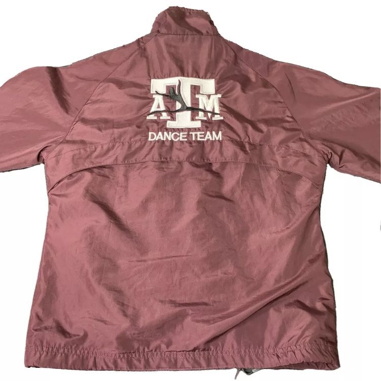 Texas A&M Aggies Dance Team NCAA Adidas Windbreaker Jacket - Women’s Size Medium