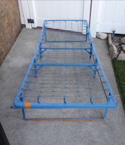 Folding Twin Size Bed Frame Portable
