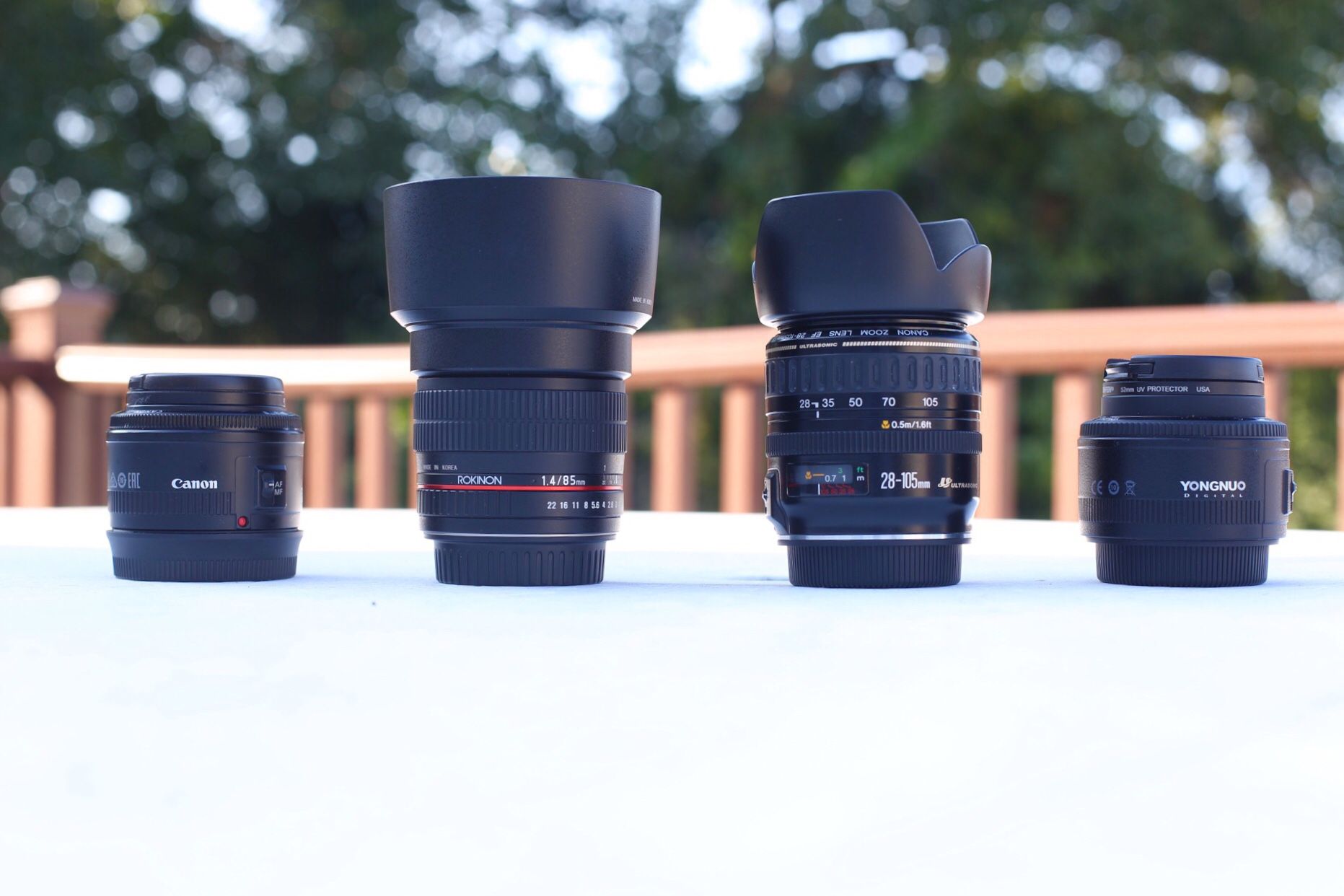 Lenses for Canon DSLRs
