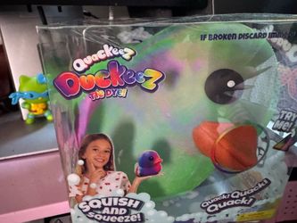 Quackeez Duckeez Tie Dye Squish Toy