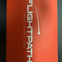 Flightpath premium golf tees