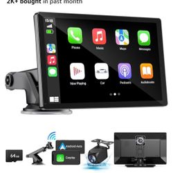 NEW WIRELESS APPLE CARPLAY 9"