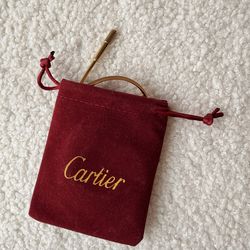 Cartier 18K Yellow Gold Bracelet w/ Diamond Detail – Size 17 – Luxury Jewelry