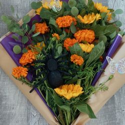 Ramo De Girasol Con Cempazuchilt🌻 🧡