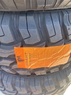 4x 33-1250-17 mud tire $580 no bargain price firm