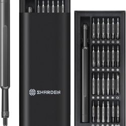 SHARDEN Precision Screwdriver Set 49 in 1 Small Screwdriver Set Magnetic Repair Tool Kit for Laptop, iPhone, Cell Phone, PC, MacBook, Tablet, Computer