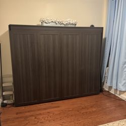 Queen Sized Murphy Bed With Mattress 
