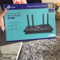 TP-Link WiFi 6 Router AX1800 Smart WiFi Router (Archer AX20) – 802.11ax Router, Dual Band Gigabit Router, Parental Controls, Long Range Coverage