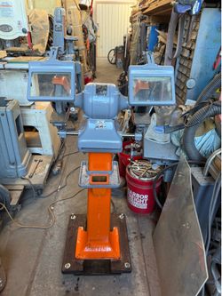 Stanley pedestal grinder ,very rare!