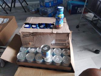 Pediasure milk cans and bottles