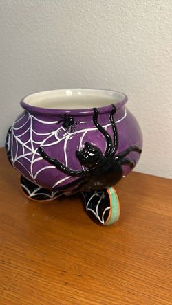 Halloween , Witch shoe candy ceramic bowl
