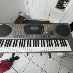 RadioShack MD-1121 electronic keyboard, also known as a MIDI synthesizer With Holder For ($65)