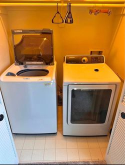 Samsung washer and dryer