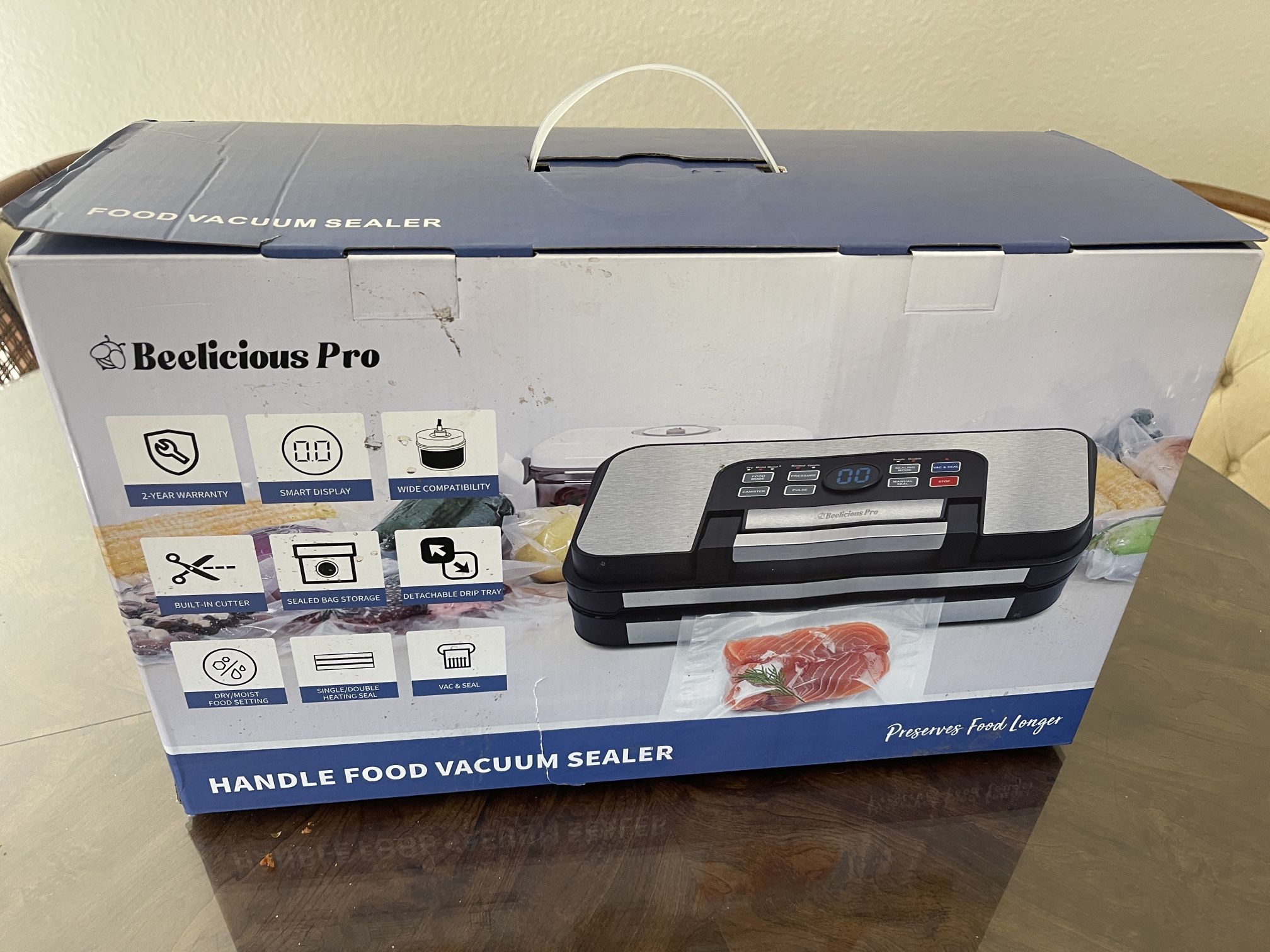 Food Vacuum Sealer New Beelicious Pro