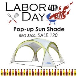 Pop-up Sun Shade, Price Drop: 40% off