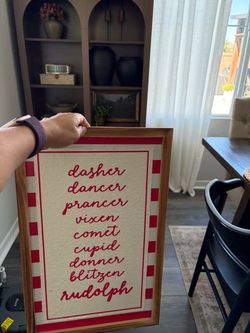 Wood Frame Christmas decor